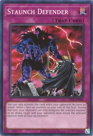 Staunch Defender Dark Crisis (25th Anniversary Edition) Yu-Gi-Oh! card