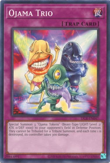 Ojama Trio Dark Crisis (25th Anniversary Edition) Yu-Gi-Oh! card