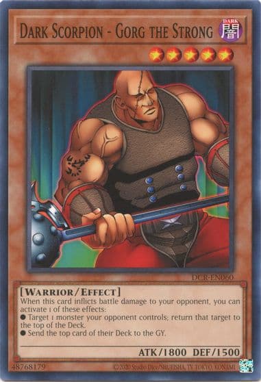 Dark Scorpion Gorg the Strong Dark Crisis (25th Anniversary Edition) Yu-Gi-Oh! card