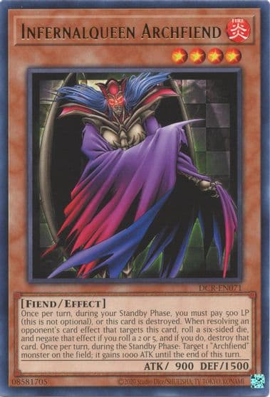 Infernalqueen Archfiend Dark Crisis (25th Anniversary Edition) Yu-Gi-Oh! card