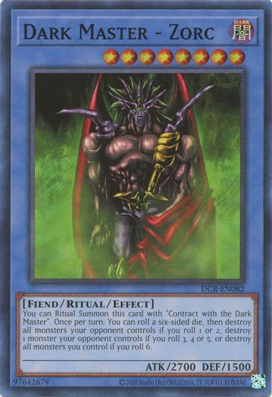 Dark Master Zorc Dark Crisis (25th Anniversary Edition) Yu-Gi-Oh! card