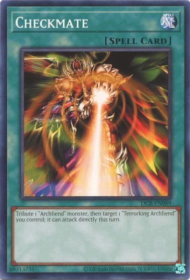 Checkmate Dark Crisis (25th Anniversary Edition) Yu-Gi-Oh! card