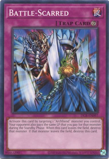 Battle Scarred Dark Crisis (25th Anniversary Edition) Yu-Gi-Oh! card