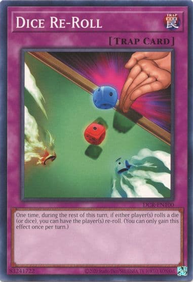 Dice Re Roll Dark Crisis (25th Anniversary Edition) Yu-Gi-Oh! card