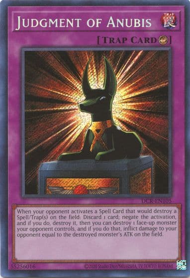 Judgment of Anubis Dark Crisis (25th Anniversary Edition) Yu-Gi-Oh! card