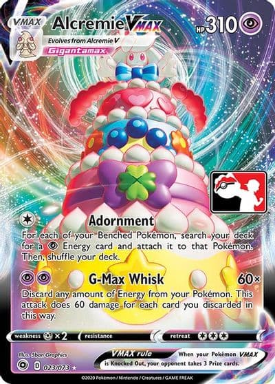 Alcremie VMAX Prize Pack Series Cards Pokemon card