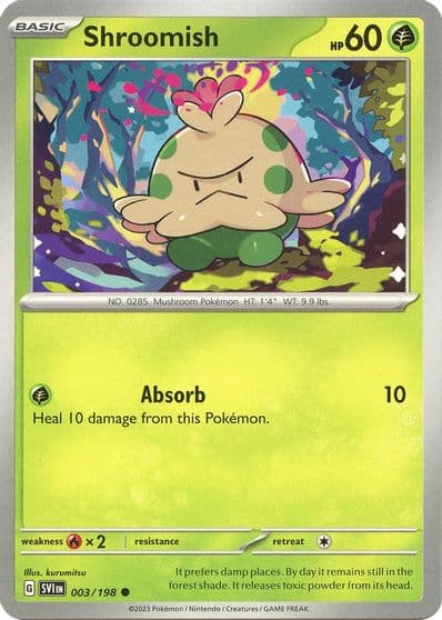 Shroomish SV01: Scarlet & Violet Base Set Pokemon card