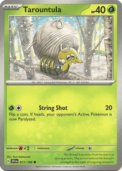 Tarountula SV01: Scarlet & Violet Base Set Pokemon card