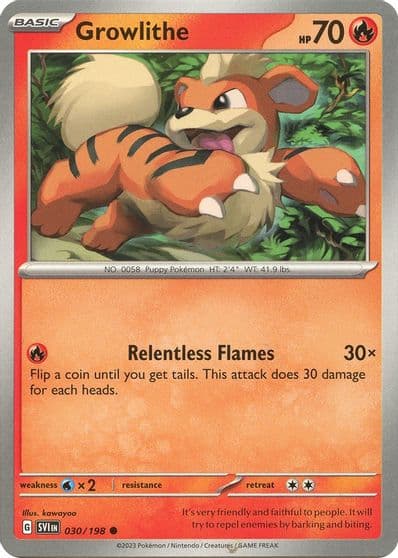 Growlithe SV01: Scarlet & Violet Base Set Pokemon card