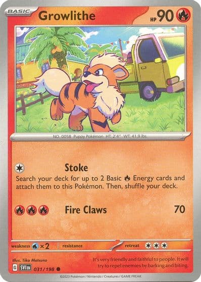 Growlithe SV01: Scarlet & Violet Base Set Pokemon card