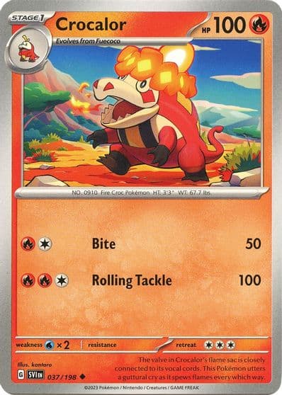 Crocalor SV01: Scarlet & Violet Base Set Pokemon card