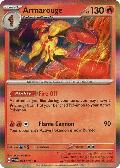 Armarouge SV01: Scarlet & Violet Base Set Pokemon card