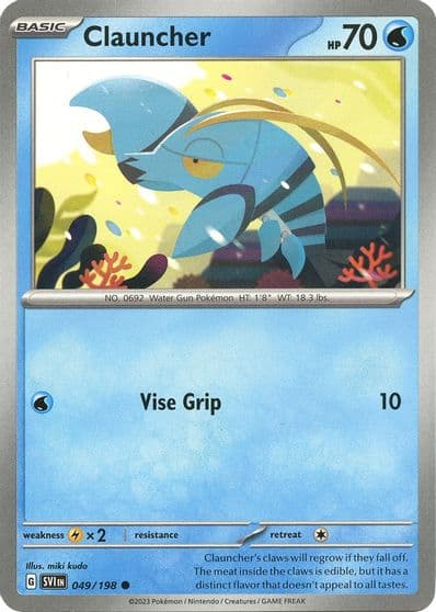 Clauncher SV01: Scarlet & Violet Base Set Pokemon card