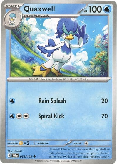 Quaxwell SV01: Scarlet & Violet Base Set Pokemon card
