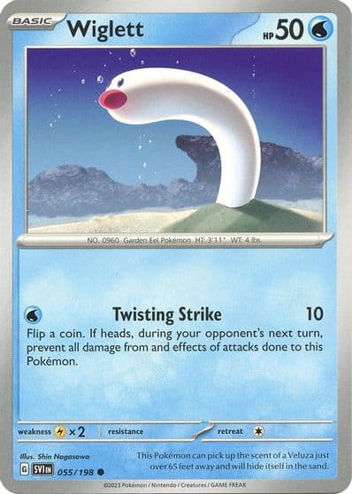 Wiglett SV01: Scarlet & Violet Base Set Pokemon card