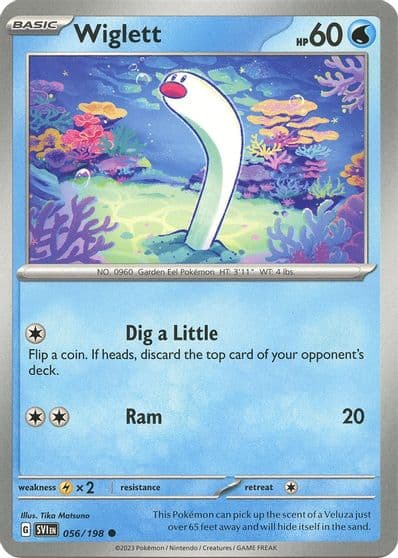 Wiglett SV01: Scarlet & Violet Base Set Pokemon card