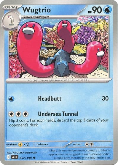 Wugtrio SV01: Scarlet & Violet Base Set Pokemon card