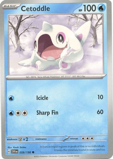 Cetoddle SV01: Scarlet & Violet Base Set Pokemon card