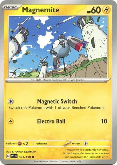 Magnemite SV01: Scarlet & Violet Base Set Pokemon card