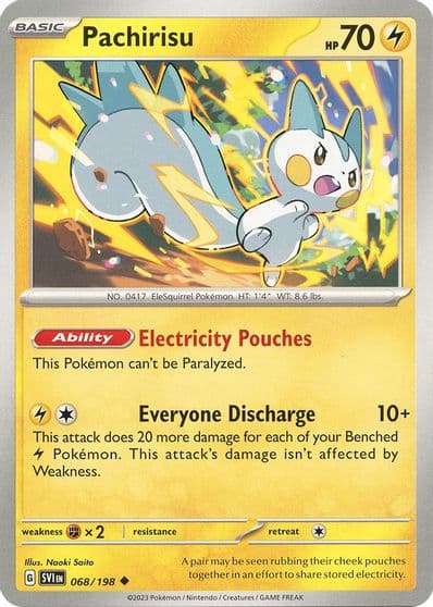 Pachirisu SV01: Scarlet & Violet Base Set Pokemon card