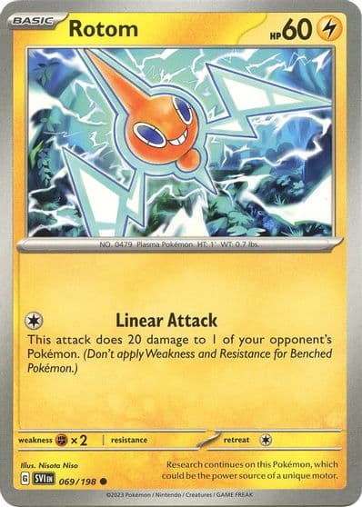Rotom SV01: Scarlet & Violet Base Set Pokemon card
