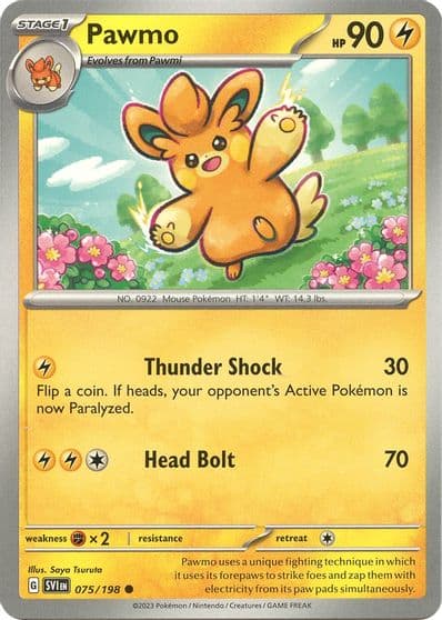 Pawmo SV01: Scarlet & Violet Base Set Pokemon card