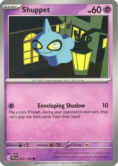 Shuppet SV01: Scarlet & Violet Base Set Pokemon card