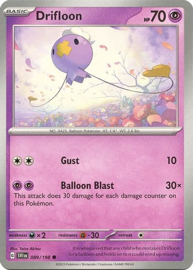 Drifloon SV01: Scarlet & Violet Base Set Pokemon card