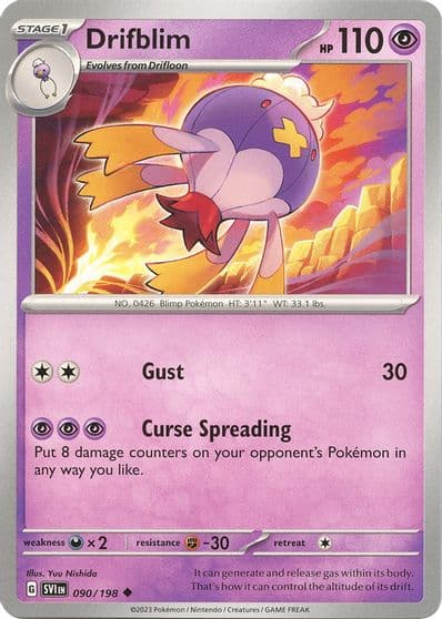 Drifblim SV01: Scarlet & Violet Base Set Pokemon card