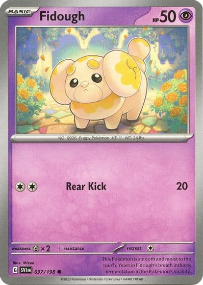 Fidough SV01: Scarlet & Violet Base Set Pokemon card