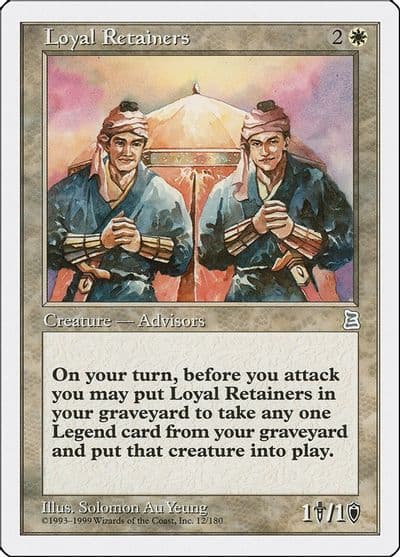 Loyal Retainers Portal Three Kingdoms Magic card