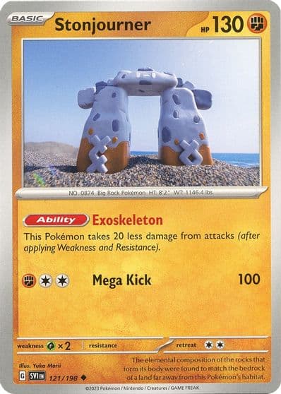 Stonjourner SV01: Scarlet & Violet Base Set Pokemon card