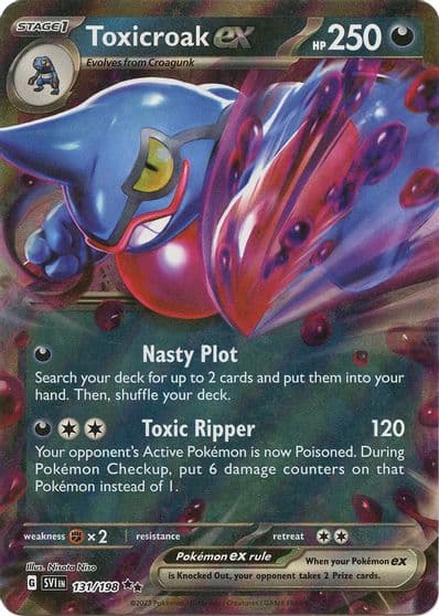 Toxicroak ex SV01: Scarlet & Violet Base Set Pokemon card