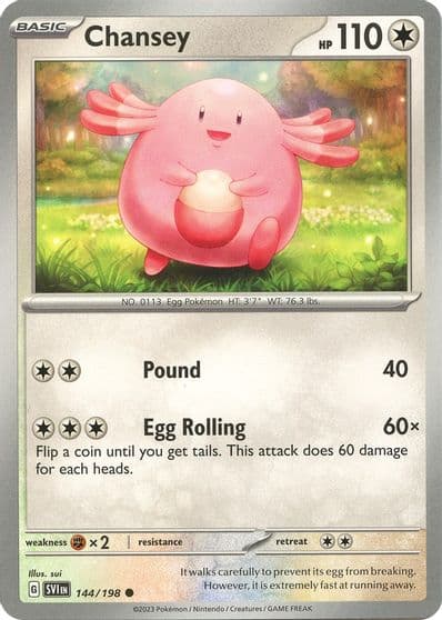 Chansey SV01: Scarlet & Violet Base Set Pokemon card
