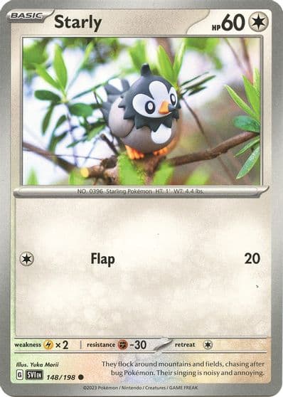 Starly SV01: Scarlet & Violet Base Set Pokemon card