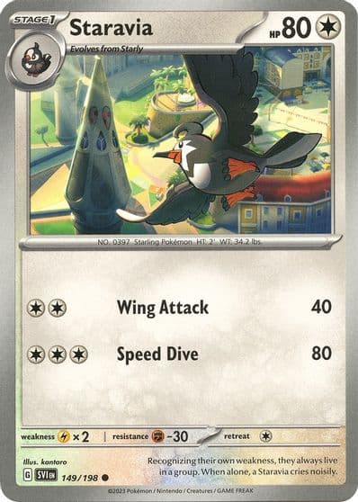 Staravia SV01: Scarlet & Violet Base Set Pokemon card