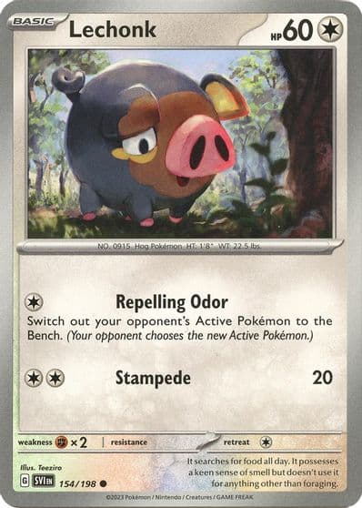 Lechonk SV01: Scarlet & Violet Base Set Pokemon card