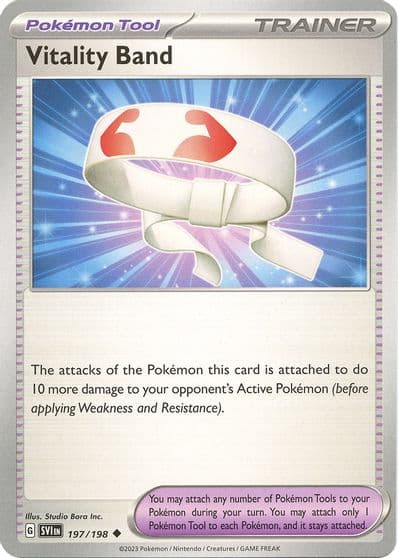 Vitality Band SV01: Scarlet & Violet Base Set Pokemon card