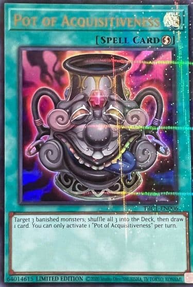 Pot of Acquisitiveness The Pot Collection Yu-Gi-Oh! card