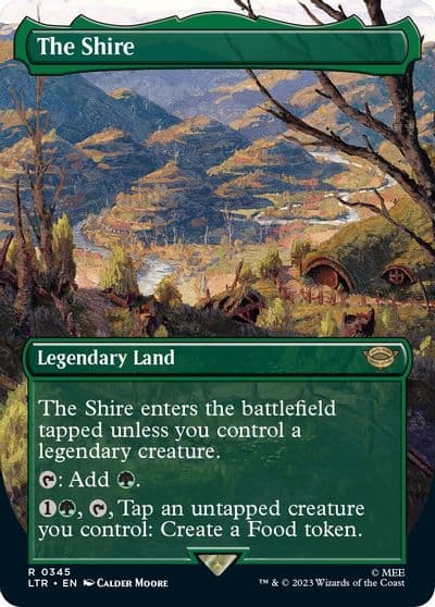 The Shire Borderless Universes Beyond: The Lord of the Rings: Tales of Middle-earth Magic card