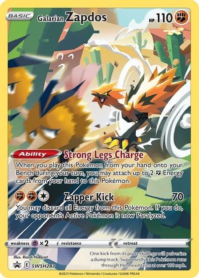 Galarian Zapdos - SWSH283 SWSH: Sword & Shield Promo Cards Pokemon card