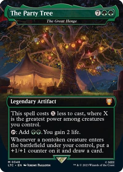 The Party Tree The Great Henge Borderless Commander: The Lord of the Rings: Tales of Middle-earth Magic card
