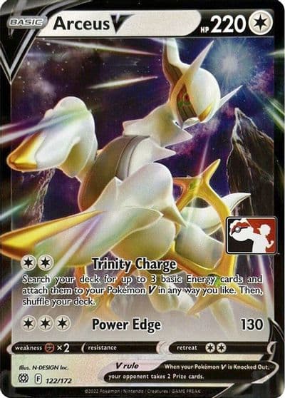 Arceus V Prize Pack Series Cards Pokemon card