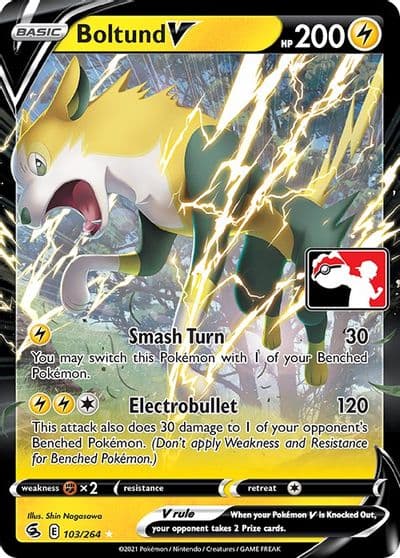 Boltund V Prize Pack Series Cards Pokemon card