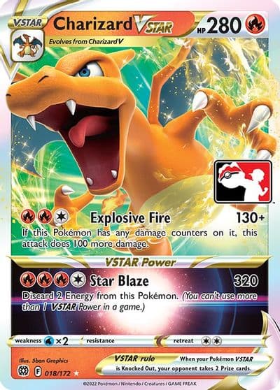 Charizard VSTAR Prize Pack Series Cards Pokemon card