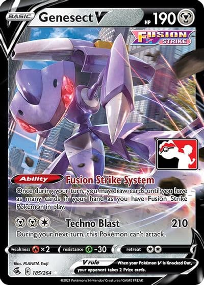 Genesect V Prize Pack Series Cards Pokemon card