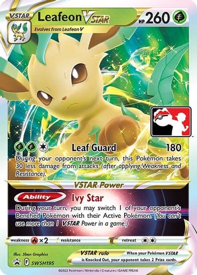 Leafeon VSTAR Prize Pack Series Cards Pokemon card