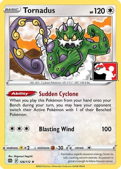 Tornadus Prize Pack Series Cards Pokemon card