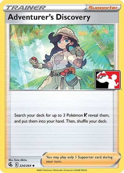 Adventurer's Discovery Prize Pack Series Cards Pokemon card