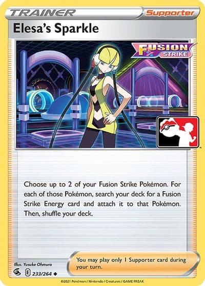 Elesa's Sparkle Prize Pack Series Cards Pokemon card